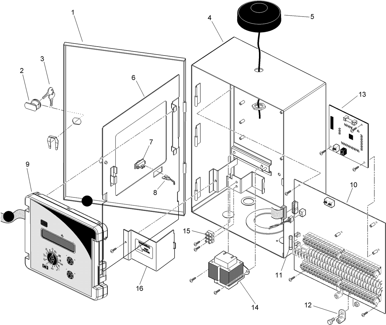 TIS-360/480 Outdoor Controller, Metal Cabinet