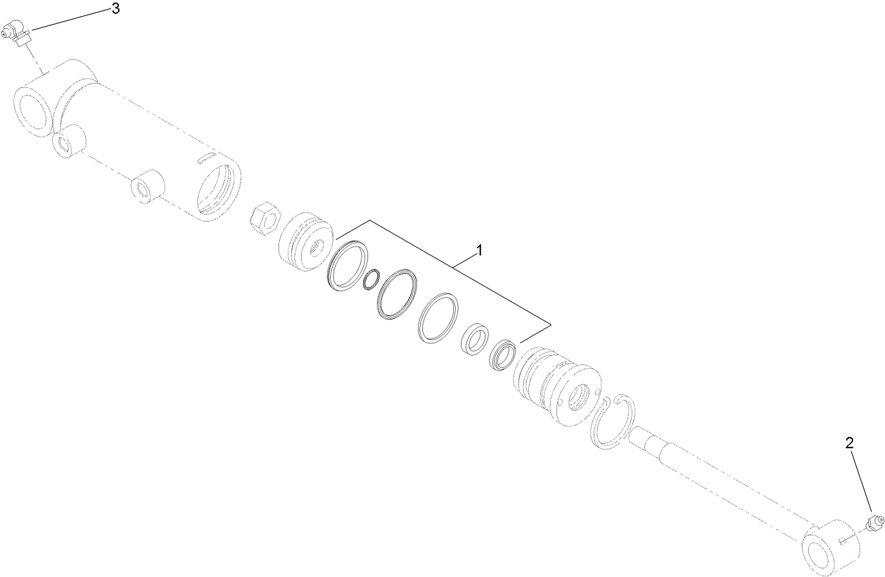 Hydraulic Cylinder Assembly No. 110-9034