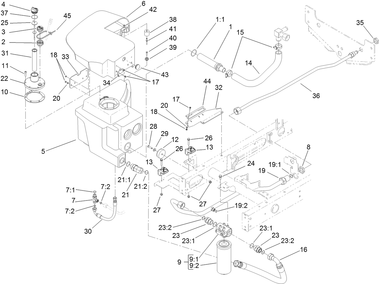 Hydraulic Tank Assembly