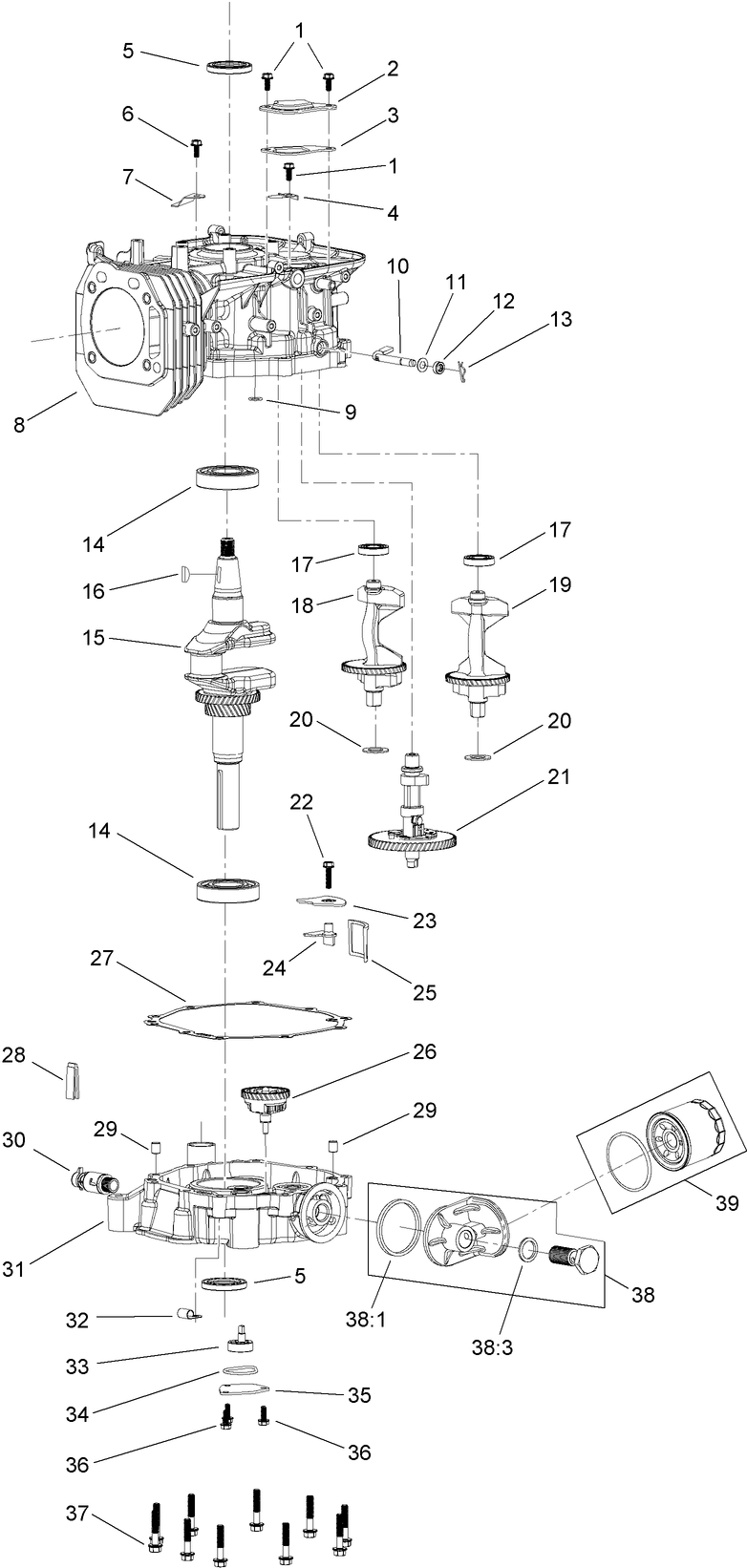 No. 3 Engine Assembly No. 120-4335