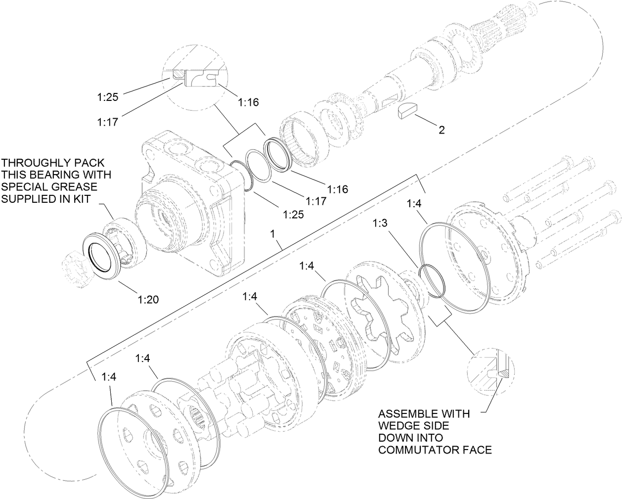 Hydraulic Motor Assembly No. 106-3874