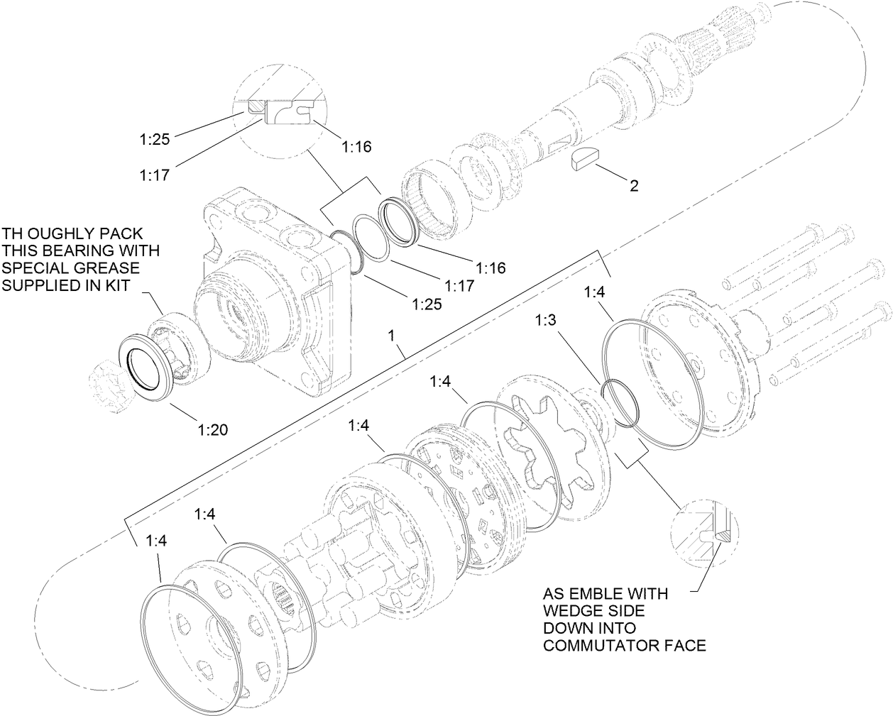 Hydraulic Motor Assembly No. 106-3875