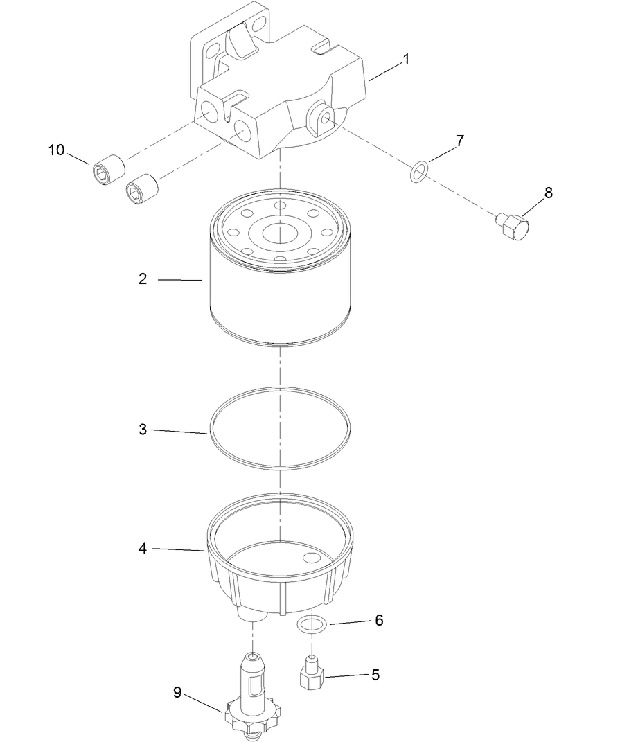 Water and Fuel Filter Assembly No. 98-9305