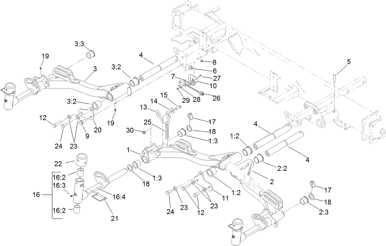 Front Lift Arm Assembly