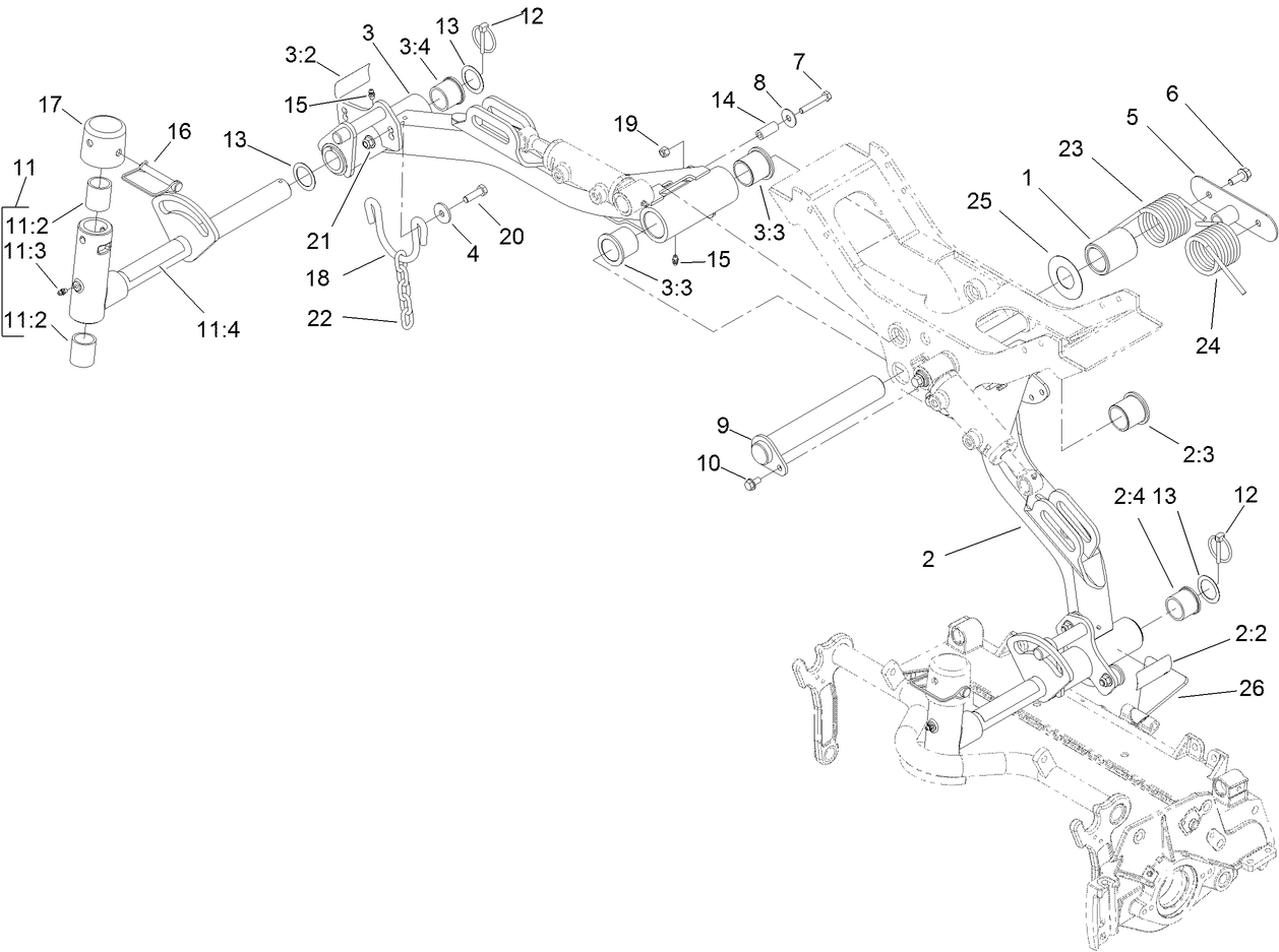 Rear Lift Arm Assembly