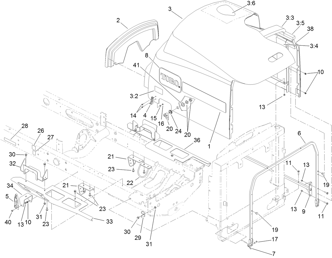Hood and Body Panel Assembly