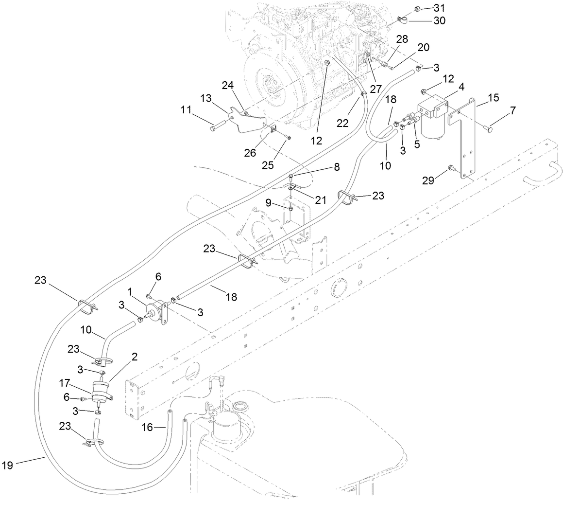 Fuel System Delivery Assembly