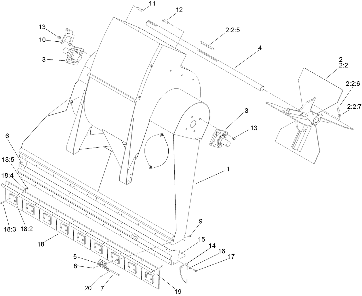 Blower and Throat Assembly