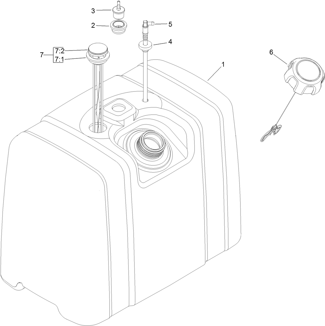 Fuel Tank Assembly No. 117-8454