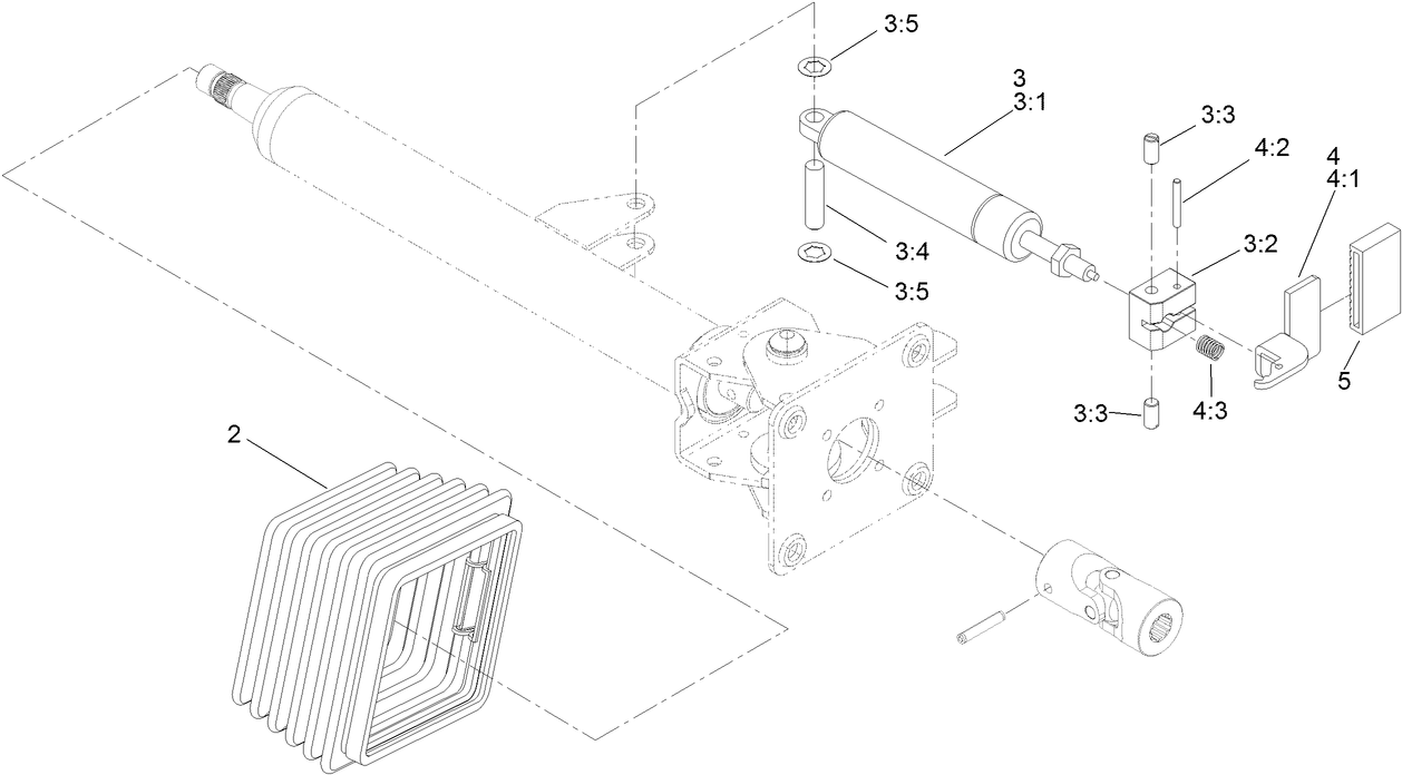 Steering Tilt Column Assembly No. 106-3622