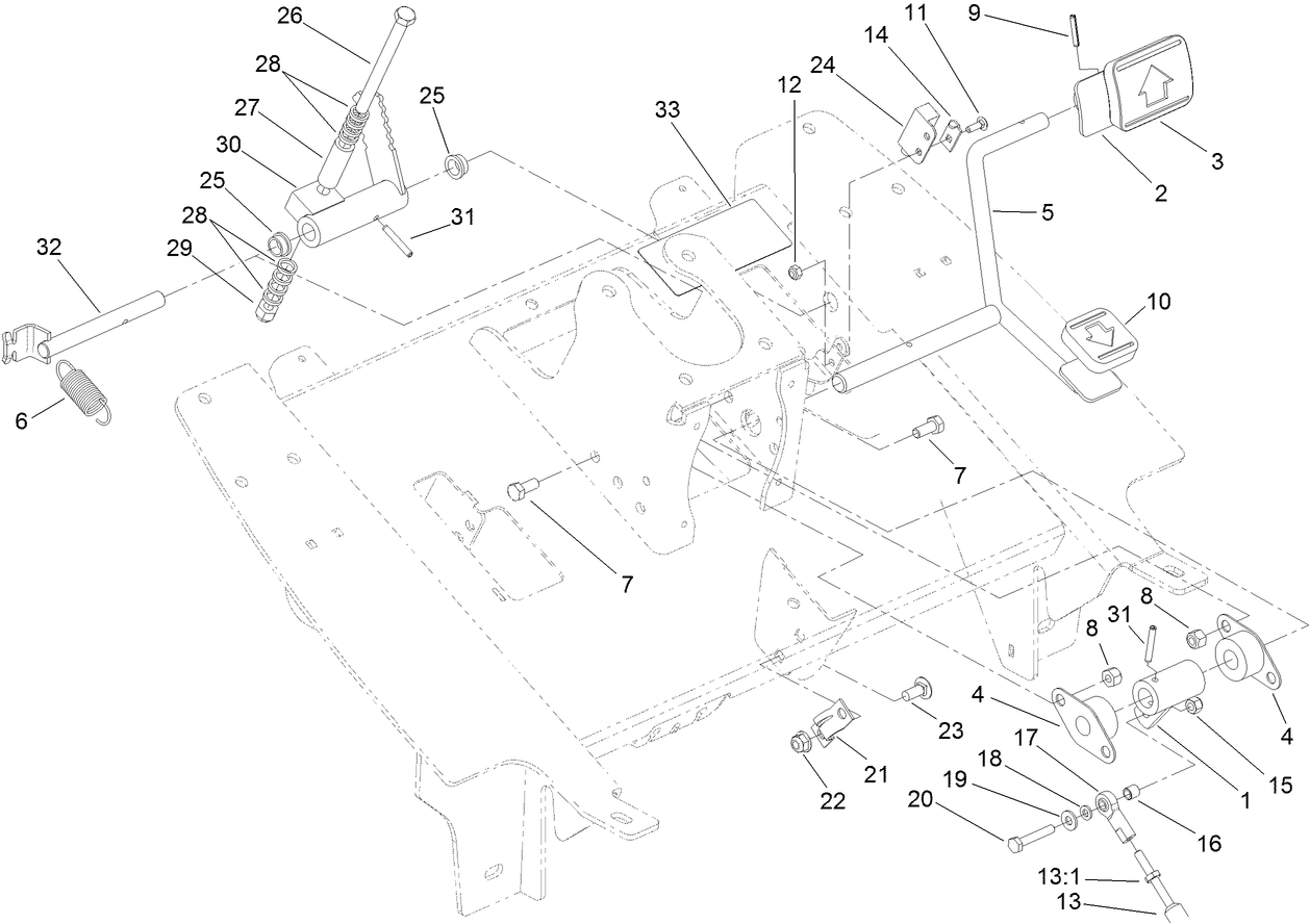 Traction Pedal Assembly