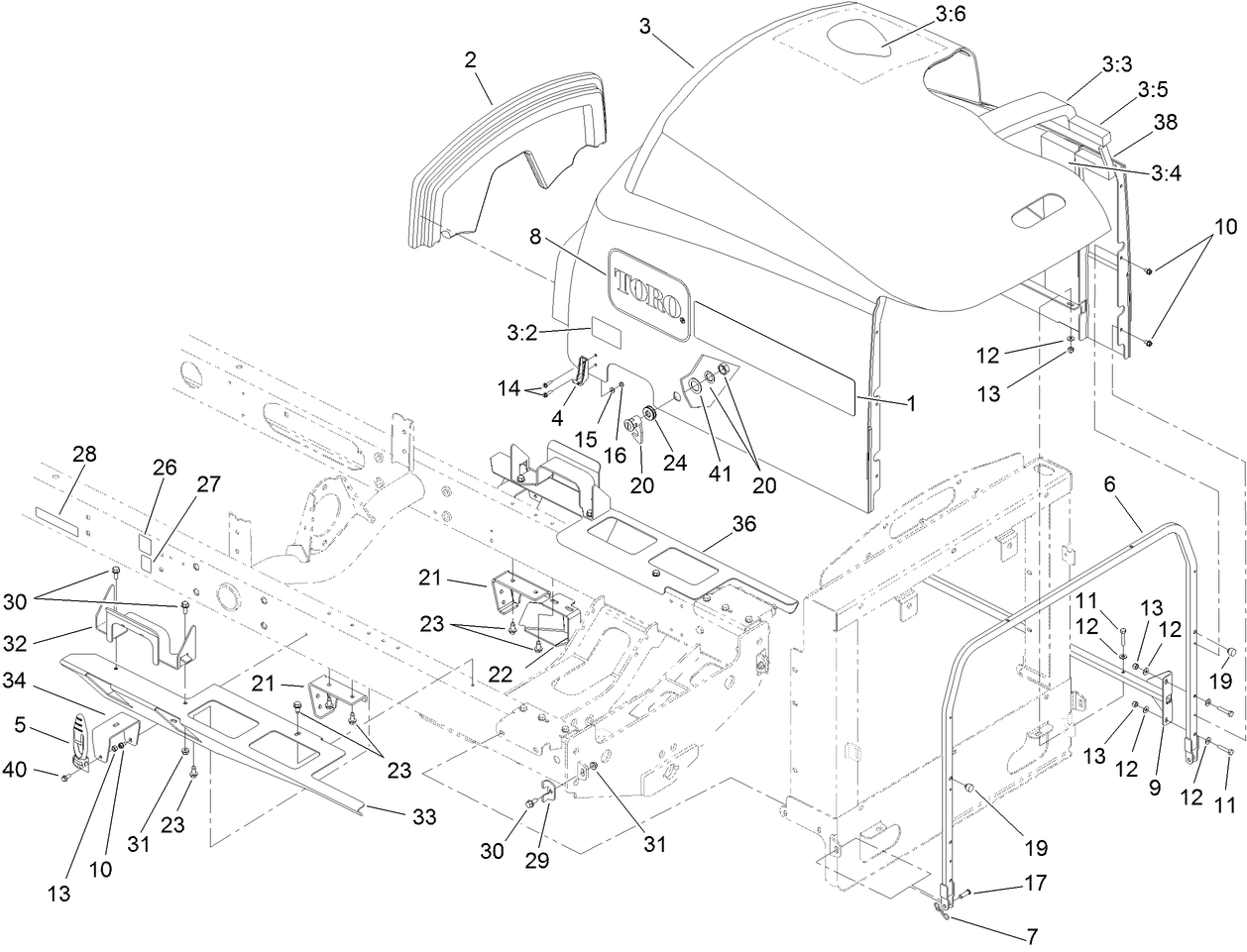 Hood and Body Panel Assembly