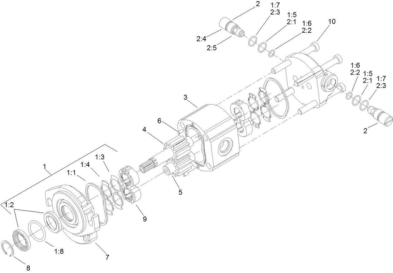 Hydraulic Motor Assembly No. 110-1717