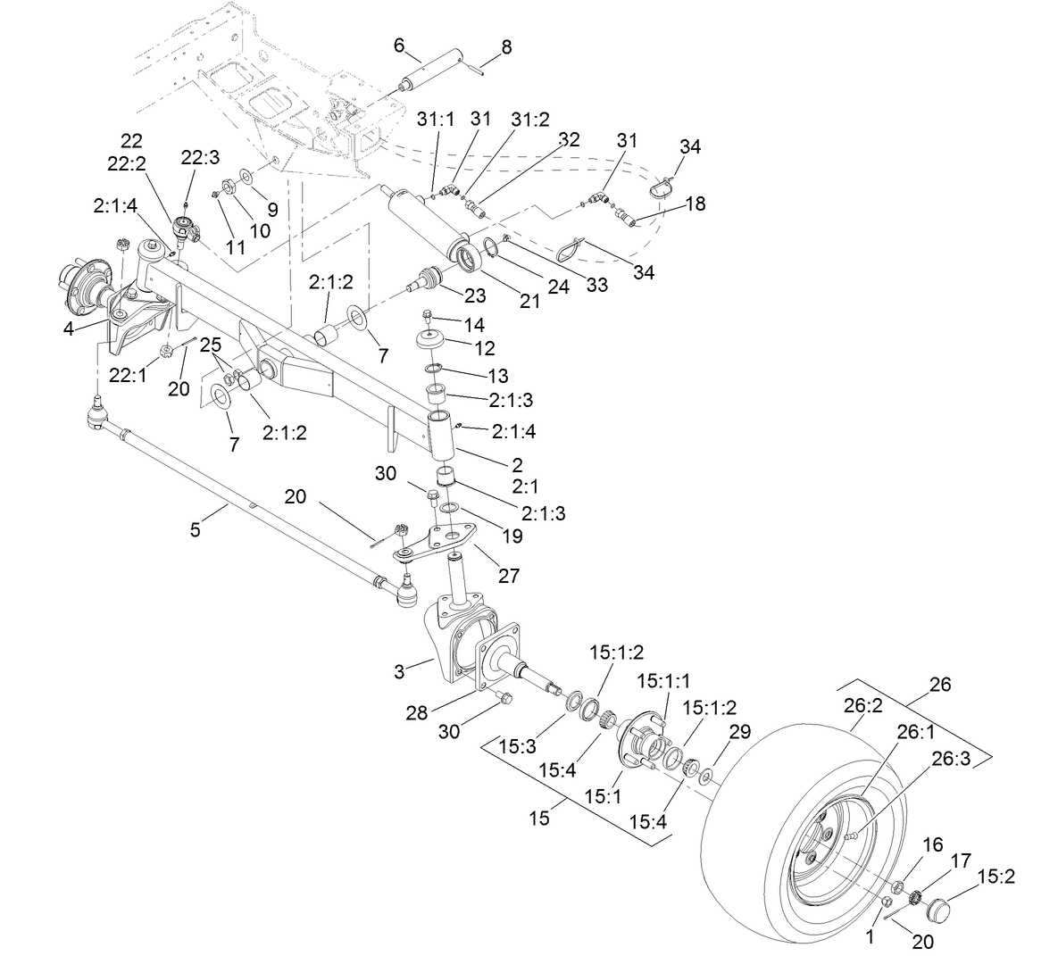 Rear Axle Assembly