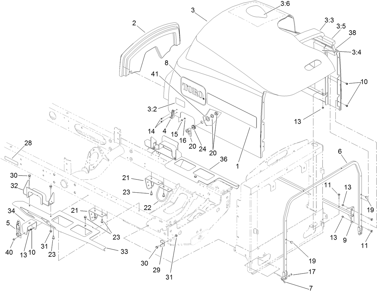 Hood and Body Panel Assembly