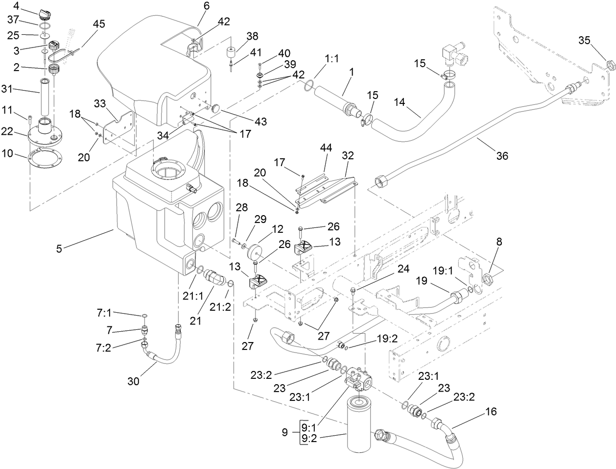 Hydraulic Tank Assembly