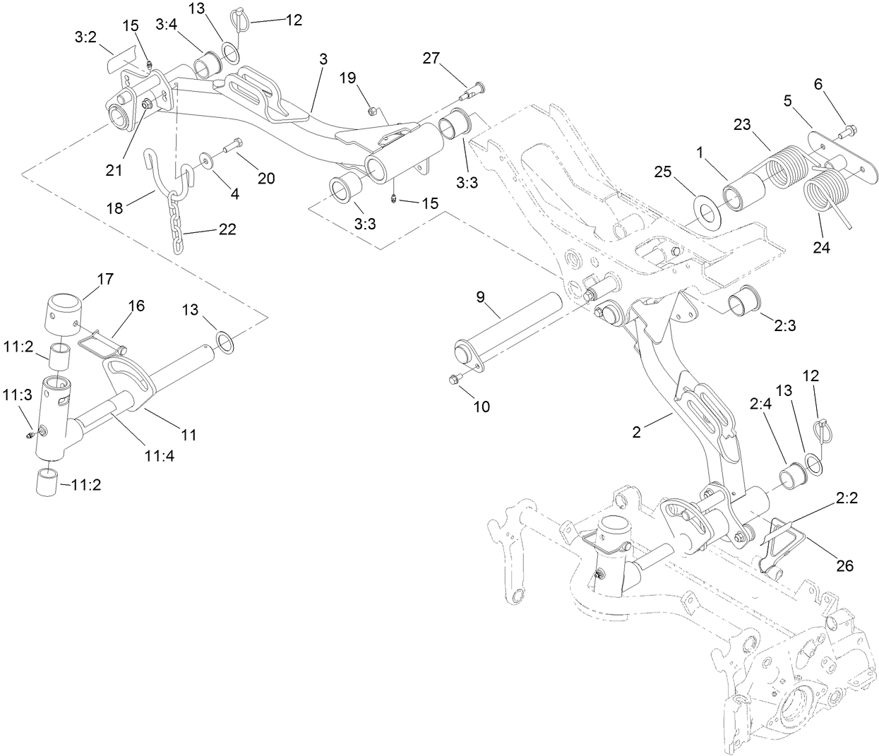 Rear Lift Arm Assembly