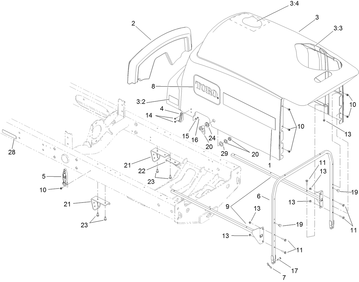 Hood and Body Panel Assembly