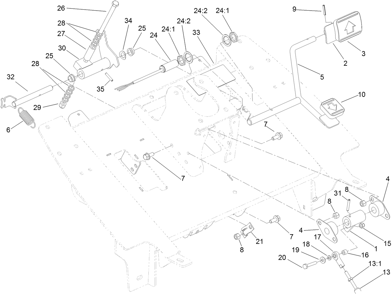 Traction Pedal Assembly