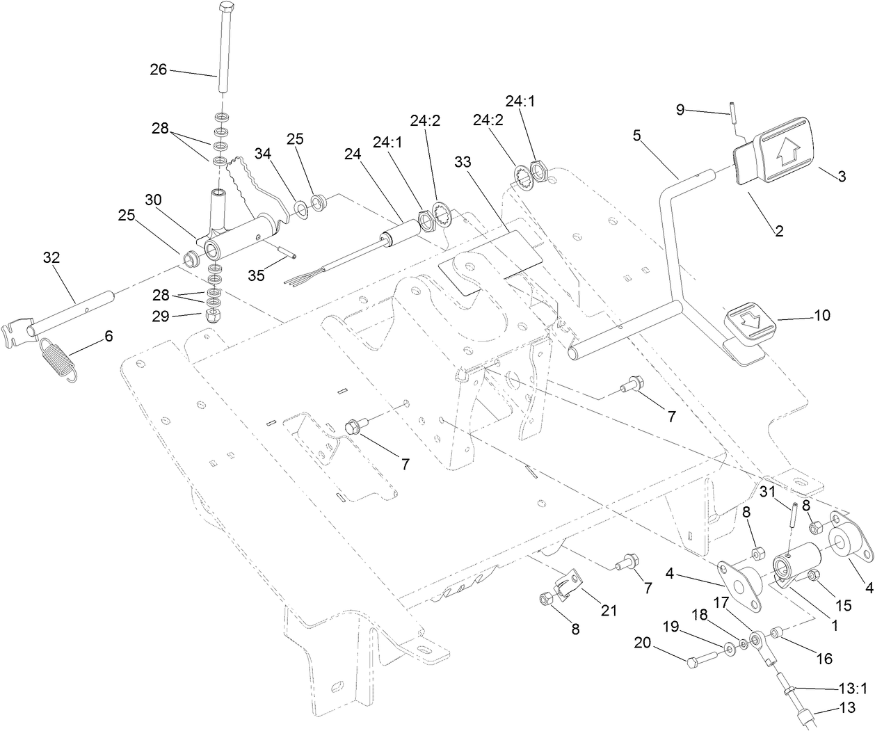 Traction Pedal Assembly