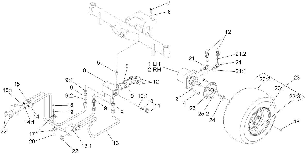 Rear Wheel Drive Assembly