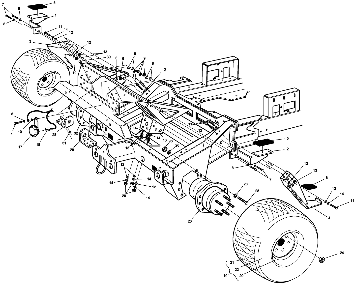 Front Wheels & Footsteps