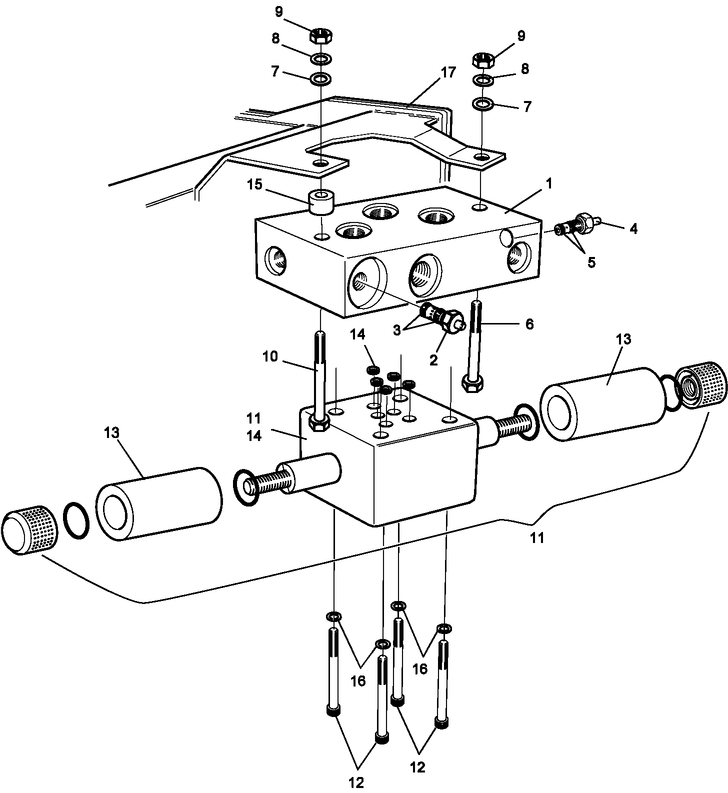 Cutter Sub Plate / Control Valve