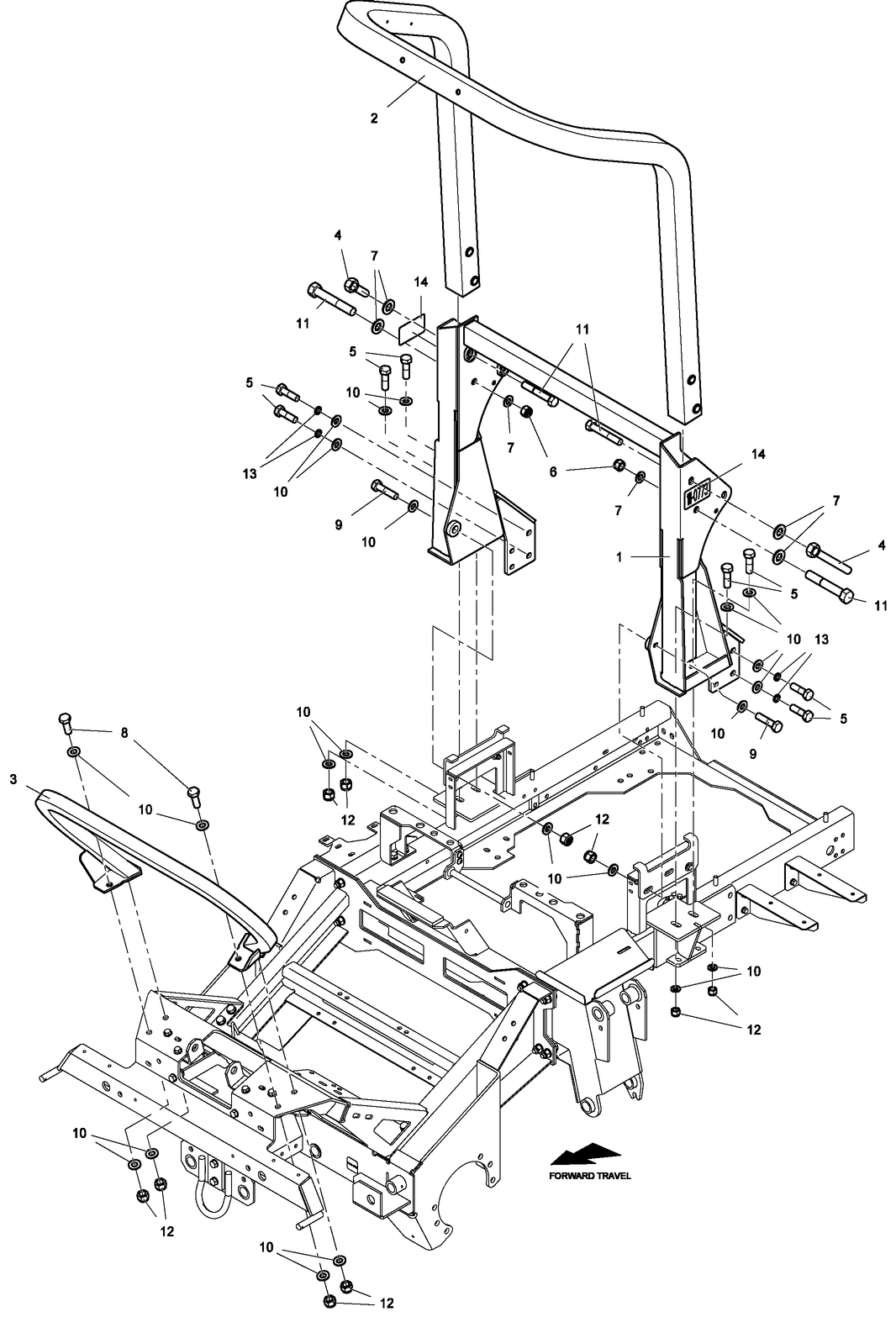 2 Post Roll Over Protective Structure
