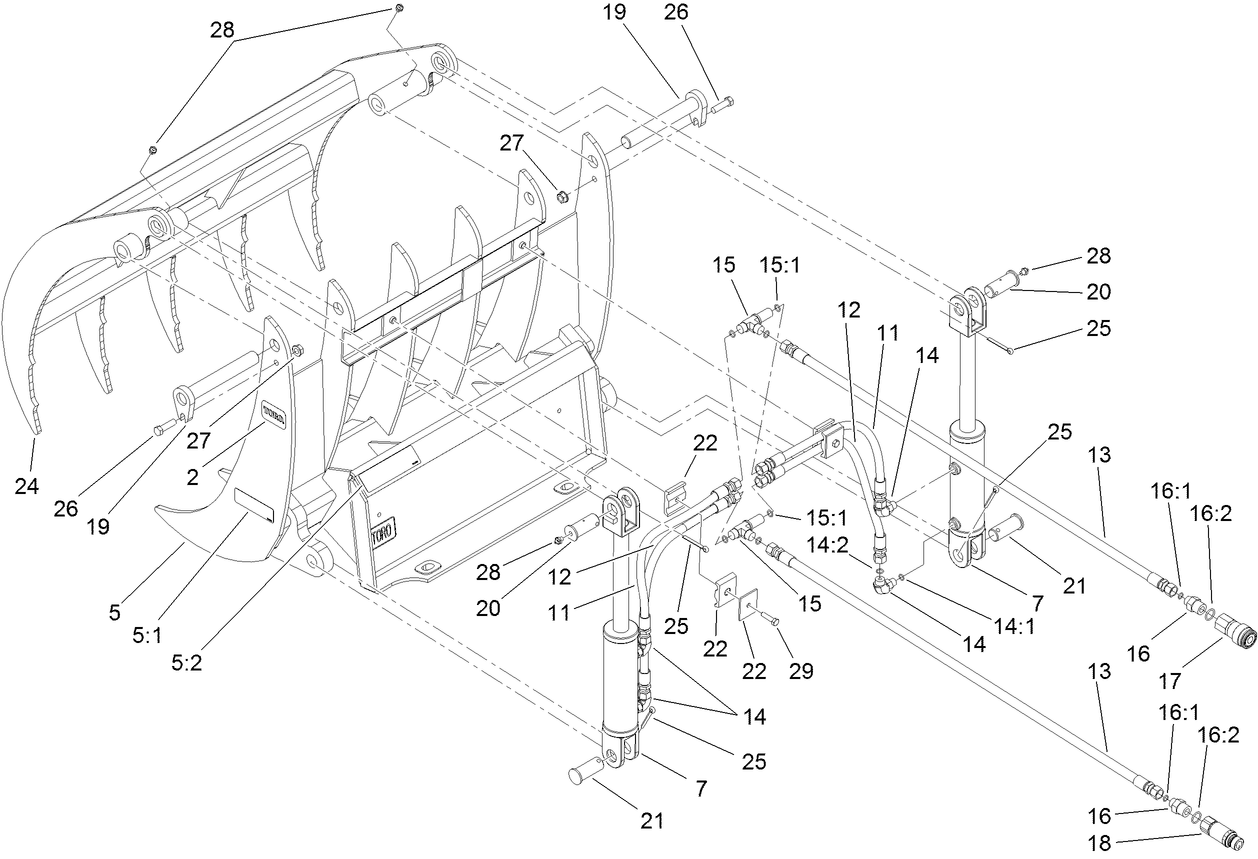 Grapple Rake Assembly