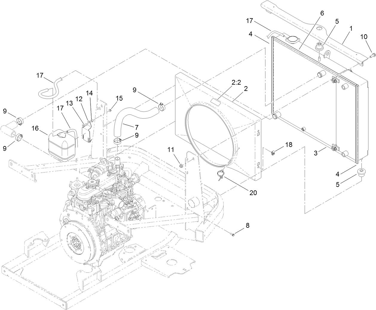 Radiator Component Assembly