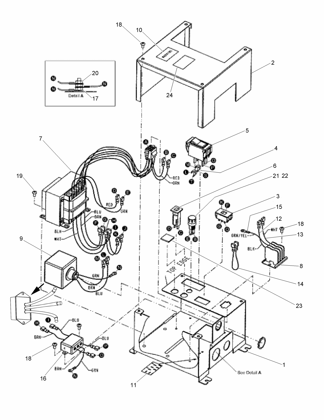 Network 8000 Sat., Plastic Cabinet, Power Supply