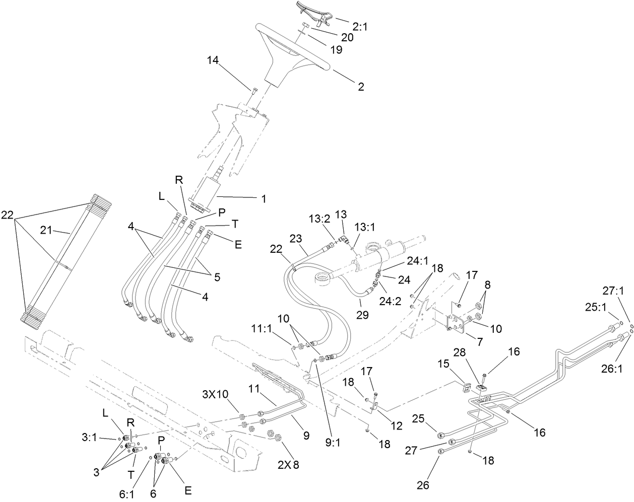 Steering Hydraulic Assembly
