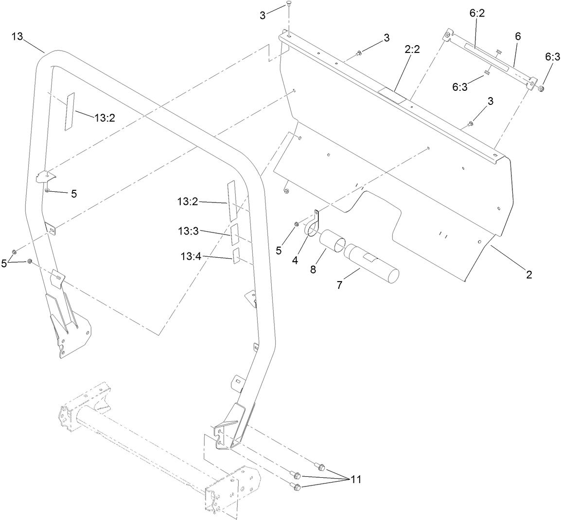 Roll-Over Protection System Assembly
