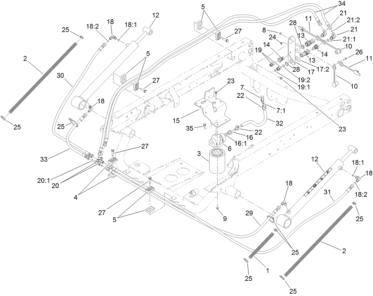 Hydraulic Lift Cylinder Assembly