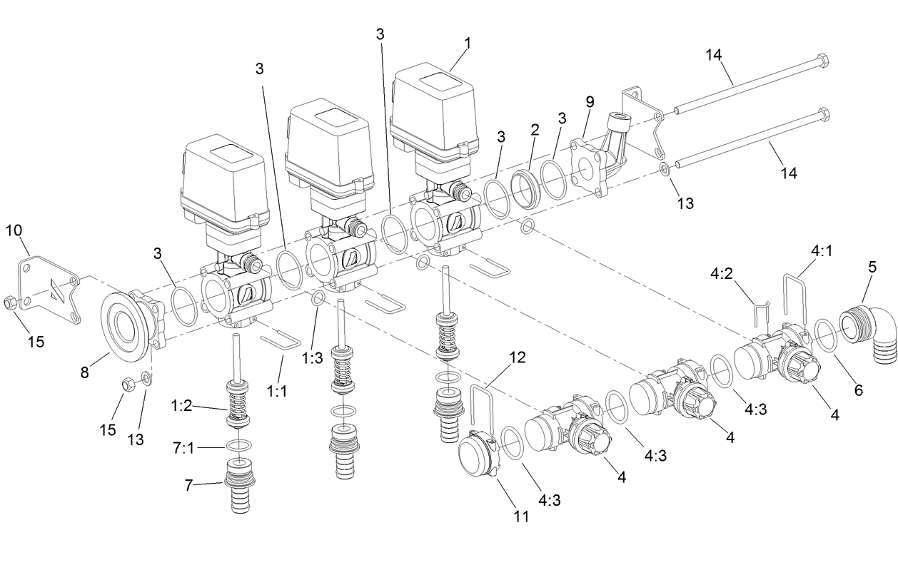 Manifold Valve W/Bypass Assembly
