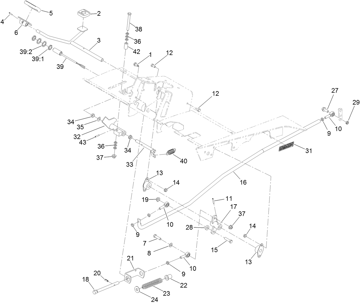 Traction Pedal Assembly
