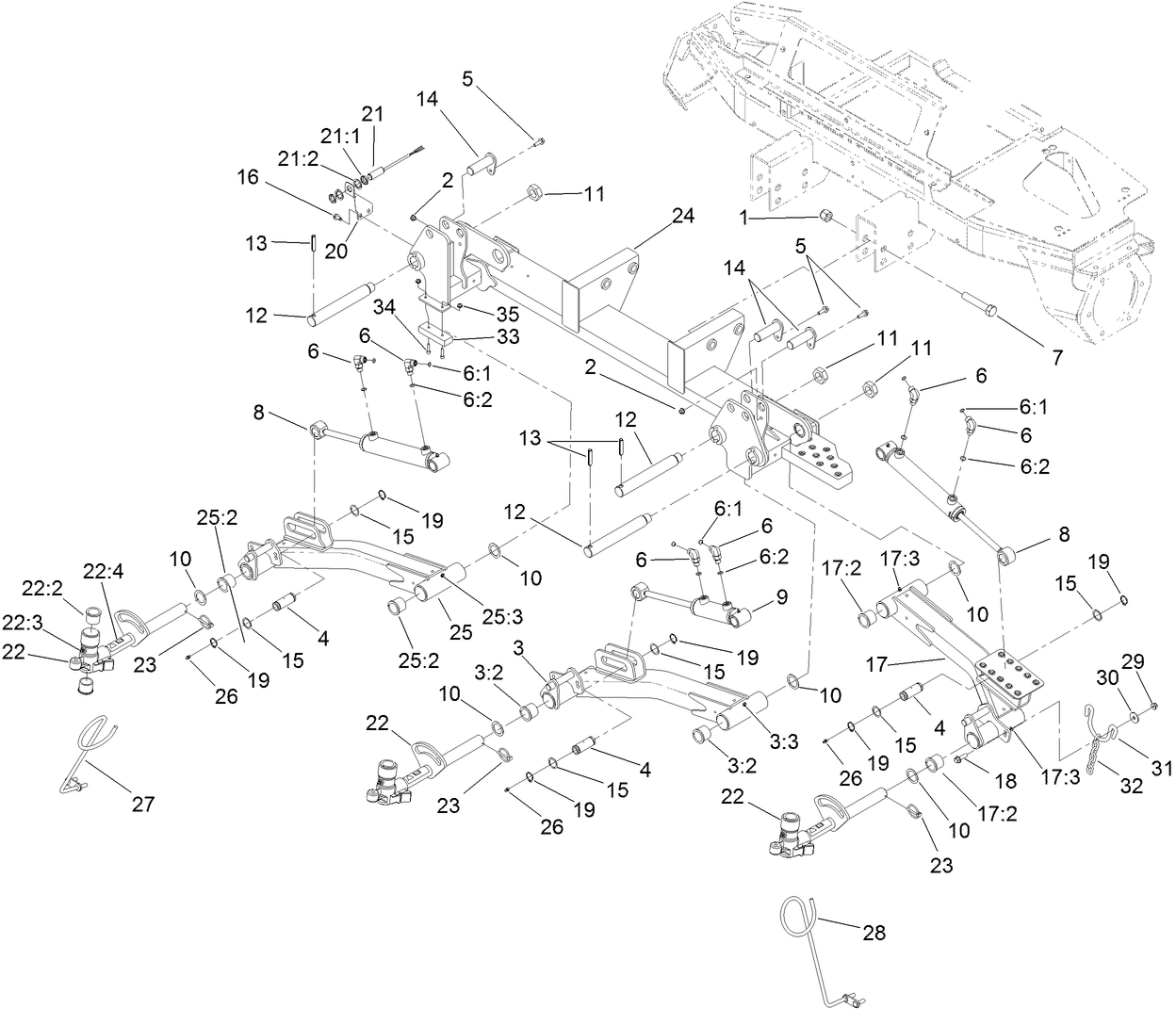 Front Lift Arm Assembly