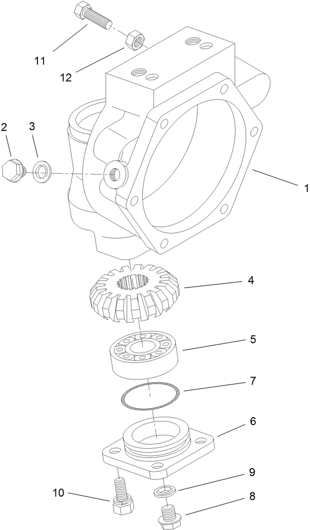 Axle Case Assembly Rear Axle Assembly No. 110-4750