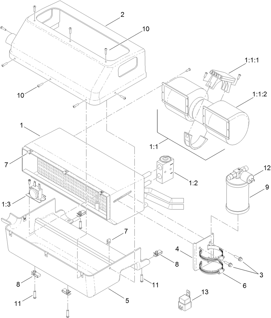 Heater Evaporator Assembly