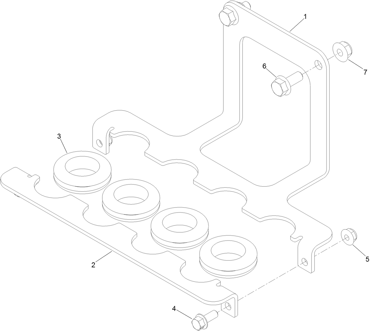 4-Hose Stabilizer Bracket Kit No. 125-5852