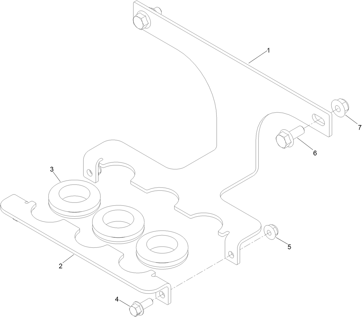 3-Hose Stabilizer Bracket Kit No. 125-5851