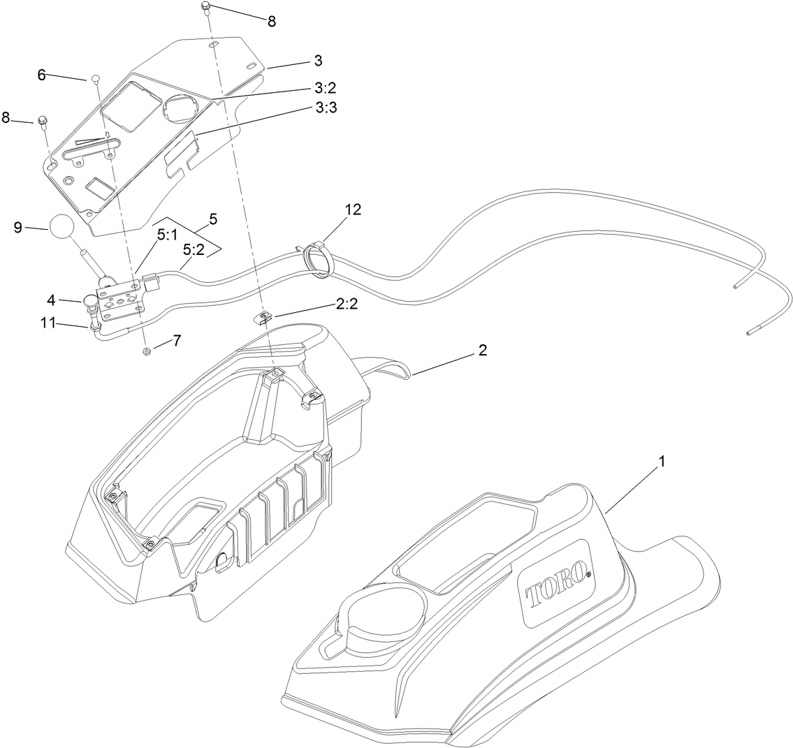 Fender, Console and Control Assembly