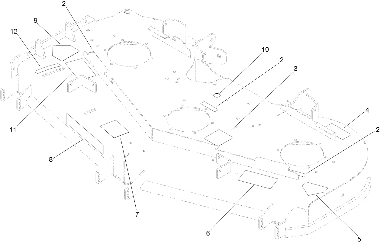 Deck Decal Assembly No. 114-5815