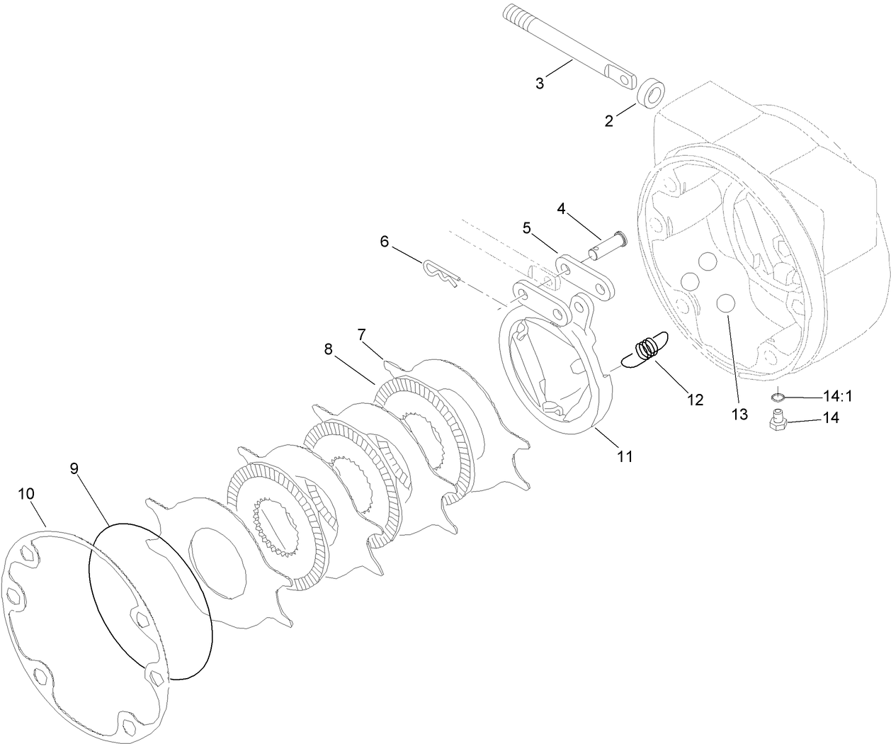 Brake Assembly No. 100-3069-03