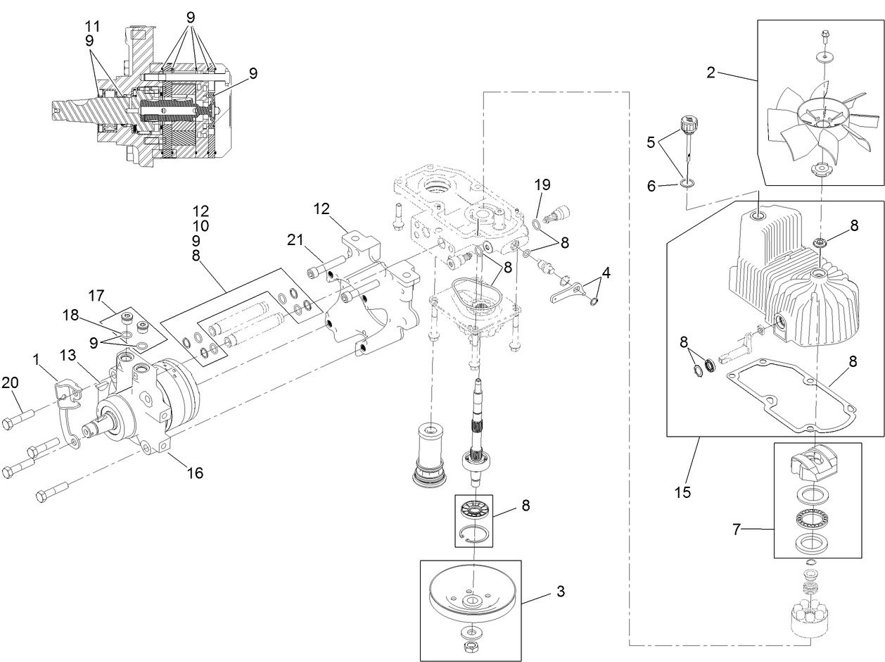 LH Hydro Assembly No. 116-6415