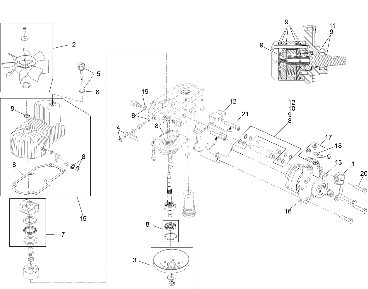RH Hydro Assembly No. 116-6416