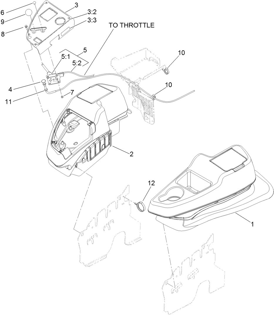 Fender, Console and Control Assembly