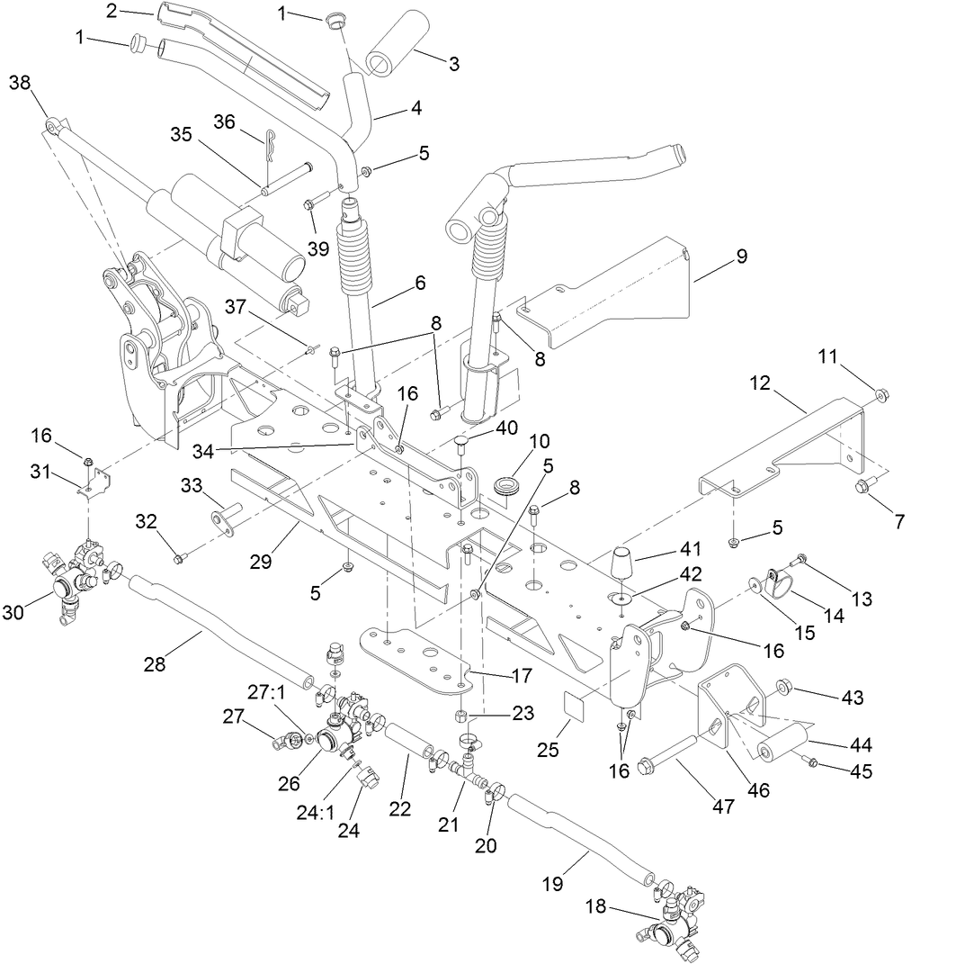 Center Boom Assembly