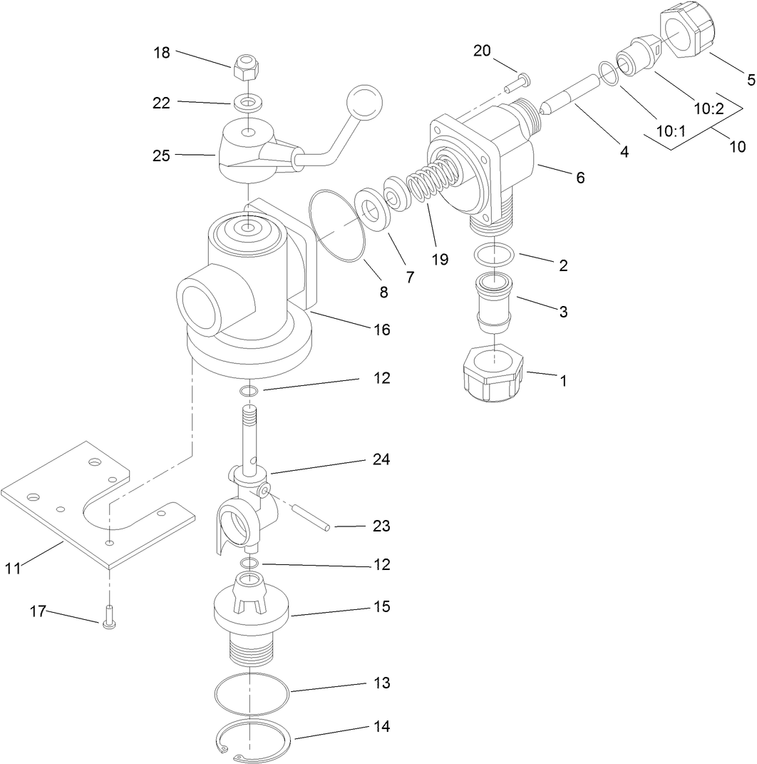 Main On/Off Valve Assembly No. 106-4881