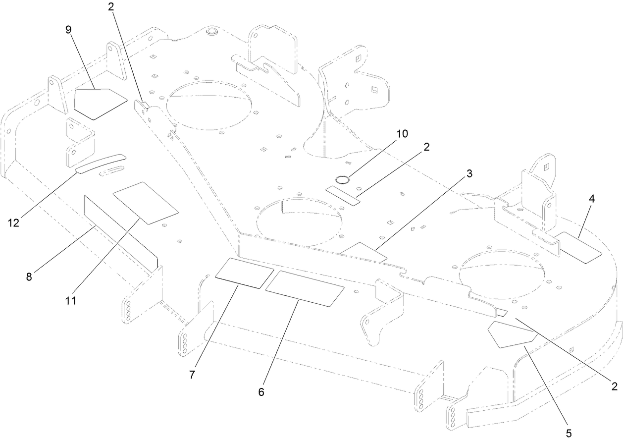 Deck Decal Assembly No. 114-5810